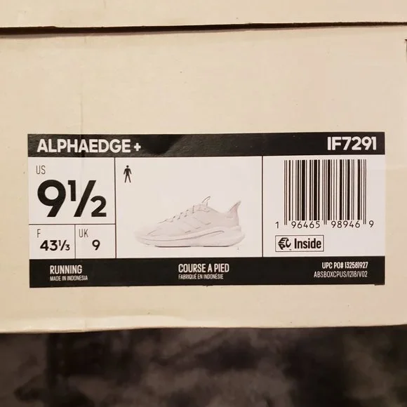 🔥Host Pick🔥NEW Adidas Alphaedge+ IF7291 Men's White Sz 9.5 - Picture 10 of 10